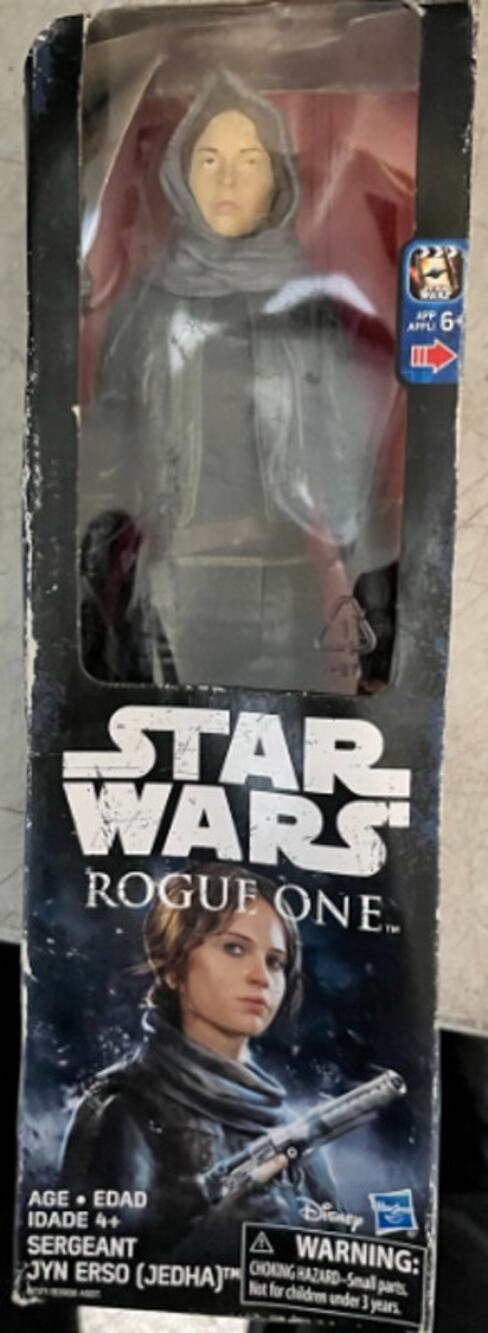 2016 Star Wars Rogue One Sergeant Jyn Erso Jedha 12" Hasbro Action Figure Boxed